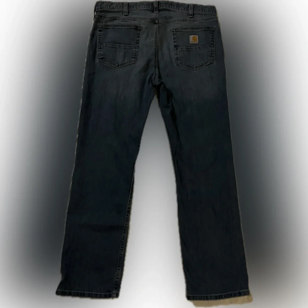 Carhartt Men's Blue Relaxed Fit Jeans 36x30 - Picture 3 of 4